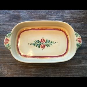 GAIL PITTMAN HANDPAINTED CASSEROLE DISH